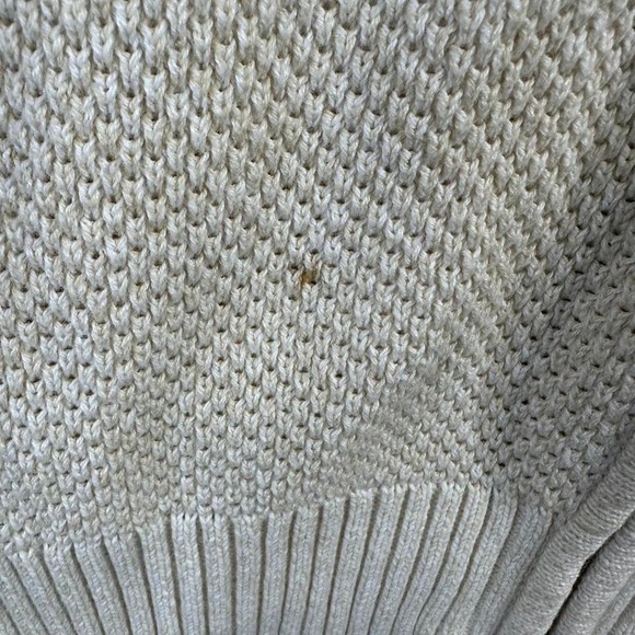 Appleseeds Petites cream cotton cashmere blend knit zip-up sweater
Size Large - Picture 4 of 7